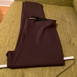 Equestrian designs from California brown round  slit cotton stretch  pants